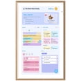 thumbnail image 1 of ApoloSign 15.6 inch Digital Calendar, Dual-Mode Smart Wall Calendar & Interactive Electronic Touchscreen Chore Chart & Meal Planner for Family Schedules, Sync Calendars, Wall Mount Included (Teak), 1 of 18