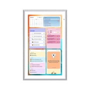 ApoloSign 15.6 inch Digital Calendar, Dual-Mode Smart Wall Calendar & Interactive Electronic Touchscreen Chore Chart & Meal Planner for Family Schedules, Sync Calendars, Wall Mount Included Gray