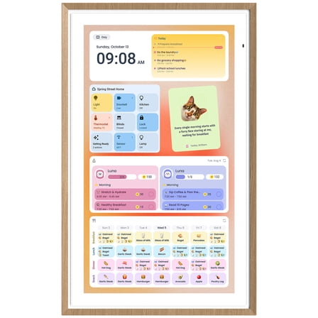 Digital Calendar And Chore Chart