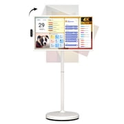 ApoloSign 32" Smart Portable TV with Rolling Stand, 4K UHD Touchscreen Mobile Monitor on Wheels, 256GB Storage Android 16 OS with EDLA Certification, Flagship Interactive Screen for Work & Gaming