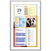 ApoloSign 21.5 inch Digital Calendar for Family Schedule, Dual-Mode Smart WiFi Wall Planner & Interactive Electronic Touchscreen Chore Chart with Gemini AI, No Subscription (Gray)