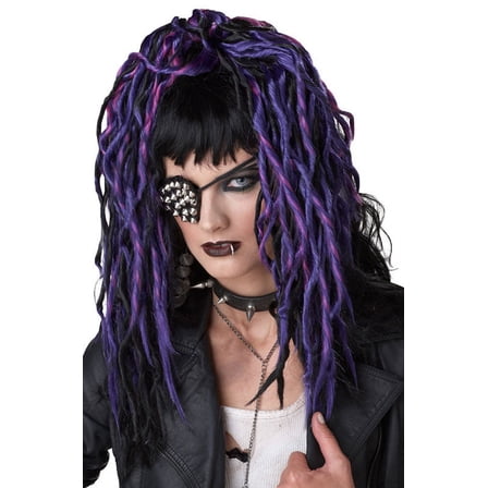 Apolocalypse Dreads Costume Wig (Black/Pink/Purple)
