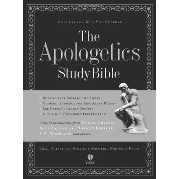 Pre-Owned The Apologetics Study Bible: Understand Why You Believe, 9781586400248, 158640024X, Hardcover,