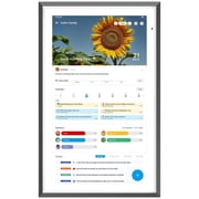 Apolosign 15.6-inch Smart Digital Calendar & Home Hub - Dual-Mode Family Wall Planner, One-Touch Privacy Photo Shield, Auto-Sync Google/iCloud, Meal & Chore Tracker, Message Board, Black
