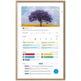 thumbnail image 1 of Apolosign 21.5-inch Smart Digital Calendar & Home Hub - Dual-Mode Family Wall Planner, One-Touch Privacy Photo Shield, Auto-Sync Google/iCloud, Meal & Chore Tracker, Message Board,Brown, 1 of 19