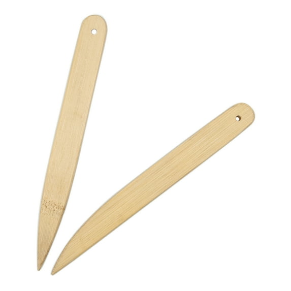 Apooke 1 Set Bamboo Point Tuner Seam Creaser Creases Sewing Tool for Patchwork Crimping, Seam Presser Tool for Sewing Quilting
