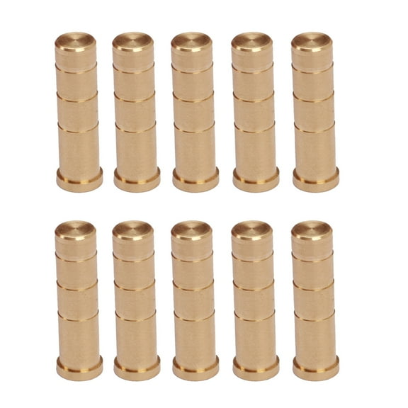 Apooke 10x Replacements for Arrow Inserts Archery Base Inserts, Standard 6.2mm/0.24in Copper Carbon for Arrow Shaft Hunting Acc