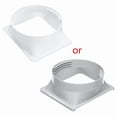 thumbnail image 1 of Apooke 15cm Square Portable Air Conditioning Body Exhaust Duct Interface Pipe Connector Conditioner Parts Easy Install, 1 of 10