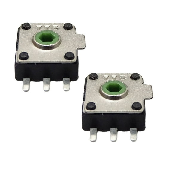Apooke 2Pcs TTC Mouse Wheel Encoders Green Cores Decoders Expectancy for ROGGladiusIII MambaElite Mouse