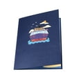 Apooke 3D PopUp Cards Card Deep Sea Cruise Ship Theme Handmade Popup