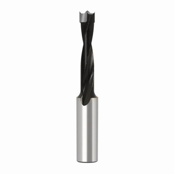 Apooke 6/8/10mm Wood Forstner Drill Bit Left Rotation Router Bit Row Drilling for Boring Machine Drill 2 Flute Router Drill Bit