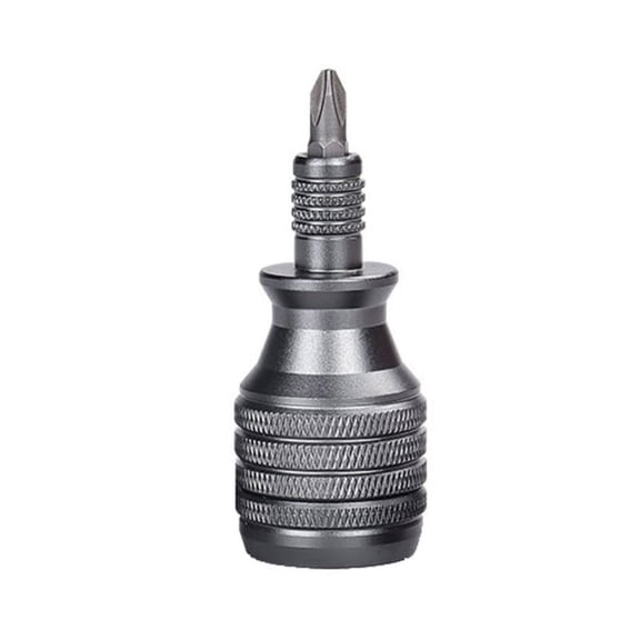 Apooke 7 in 1 S2 Alloy Steel Drill Bit Precision Screwdriver for Titanium Screwdriver 1/4 Inch Mini Magnetic Screwdriver EDC Re