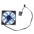thumbnail image 1 of Apooke CPU Coolers,Radiators System RGB LED 90mm for Case Fan,Quiet Edition High Airflow Colorful Chassis Fan for PC CPU Cases, 1 of 7