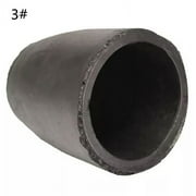 Apooke Clay Crucibles Premium Black Foundry Cup Furnace Torch Melting Casting Refining for Gold Silver Copper Aluminum
