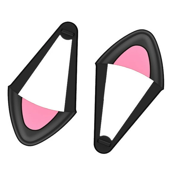 Apooke Cute Pink Headphones Accessories for Cat Ear Suitable for Headphone Gaming Headsets Attachment Stereo Headset Decoration