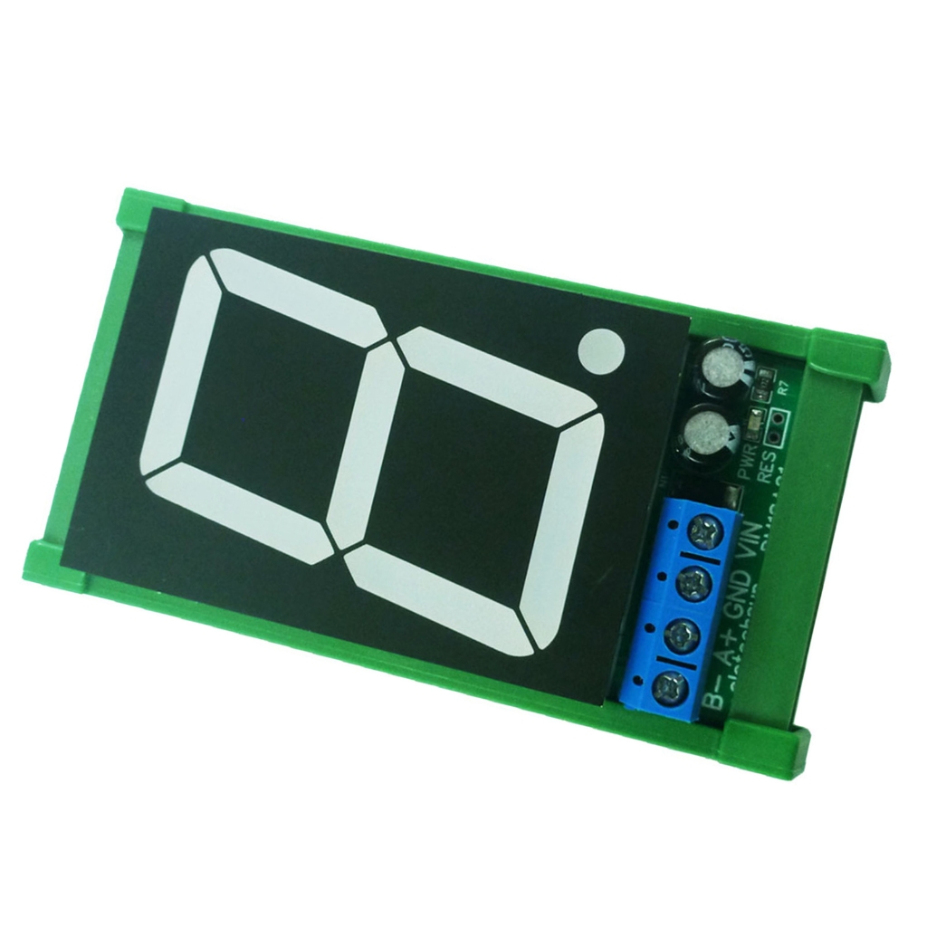 Apooke DIN Rail 1.8 Inch Digital Display Module RS485 Modbus for PLC
