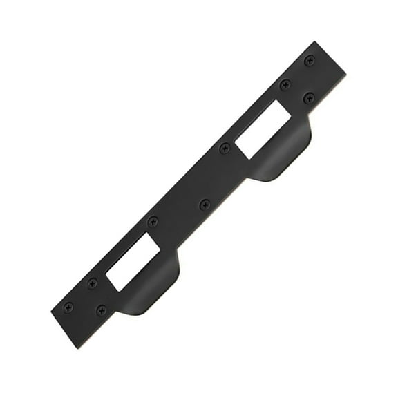 Apooke Door Strikes Plate Double Holes Heavy-Duty Latchs Plate for Door Handle Latchs Deadbolts Security Reinforcement Striker