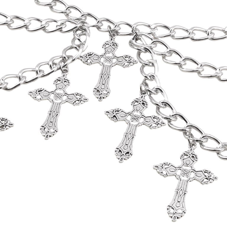 Apooke Elegant Cross Waist Belt Chain Costume Metallic  display picture 1