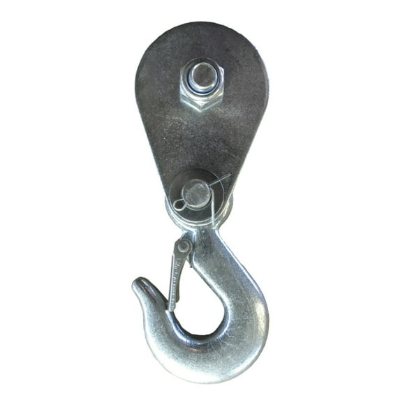 Apooke High Strength Steel Wheel Lifting Rope Pulley Block with Hook Electric Winch Hook 1000KG 800KG Load Bearing