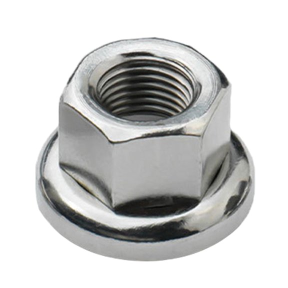 Apooke Hub Nut for Fixed Gear Bike Front Rear Hub Fixing With Anti-skid Texture Metric9/Metric10 3/8 Inch Drum Axle Firm Mount