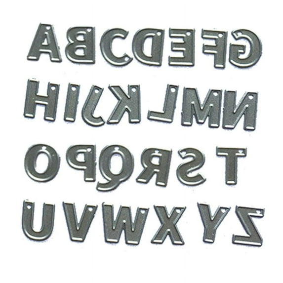 Apooke Letter Number Cutting Dies Metal Die Cuts Stencils Template DIY Scrapbook Album Paper Card Jewelry Making Crafts