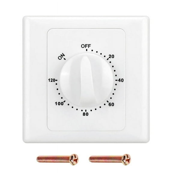Apooke Mechanical Countdown Timer Switch Automatic Power-off Mechanical Light Switch Cover Plate Digital Timer Control Switch