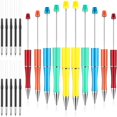 thumbnail image 1 of Apooke Plastic Beadable Pen Bead Ballpoint Pen Assorted Bead Pen Shaft Rollerball Pens, 1 of 17