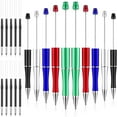 thumbnail image 1 of Apooke Plastic Beadable Pen Bead Ballpoint Pen Assorted Bead Pen Shaft Rollerball Pens, 1 of 17