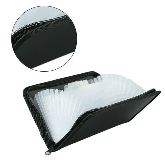 Apooke Receipt Wallet Small Expandable File Folder for Receipts, Coupons