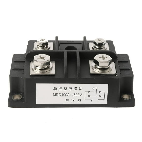Apooke Single-Phase Diode Bridge Rectifier 400A Amp High Power 1600V Electrical Accessory 4 Terminal Diode Rectification Module