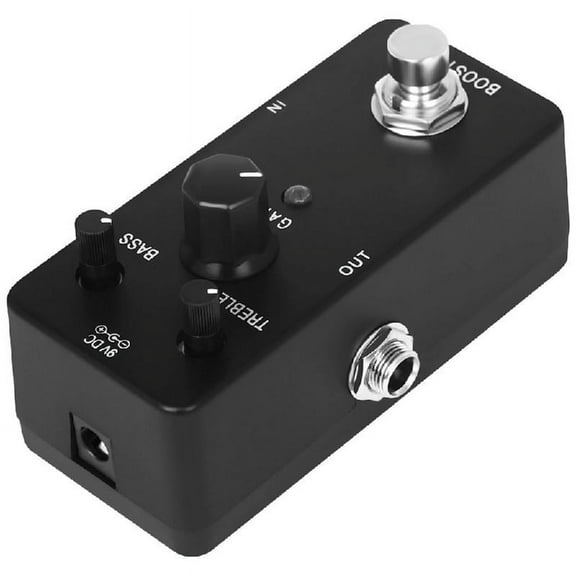 Apooke Small Booster Clean Boost Pure Boost Pedals for Electric Guitar Bass with True Bypass Switch Boost Guitar Bass Pedals