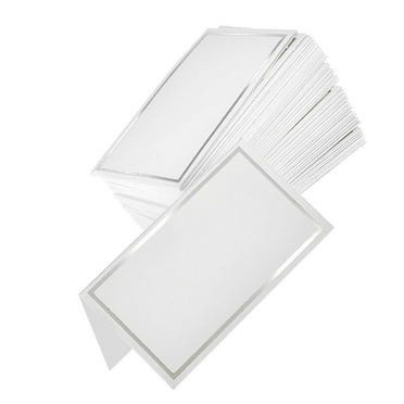 Apooke Stylish Seating Cards Blank Small Name Cards for Gatherings Pack of 50PCS