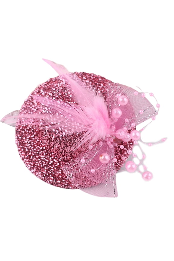 Tea Party Fascinator Girl Fascinator Hat Fascinator Derby Pillbox Hat Cocktail Tea Party Glitter Mesh