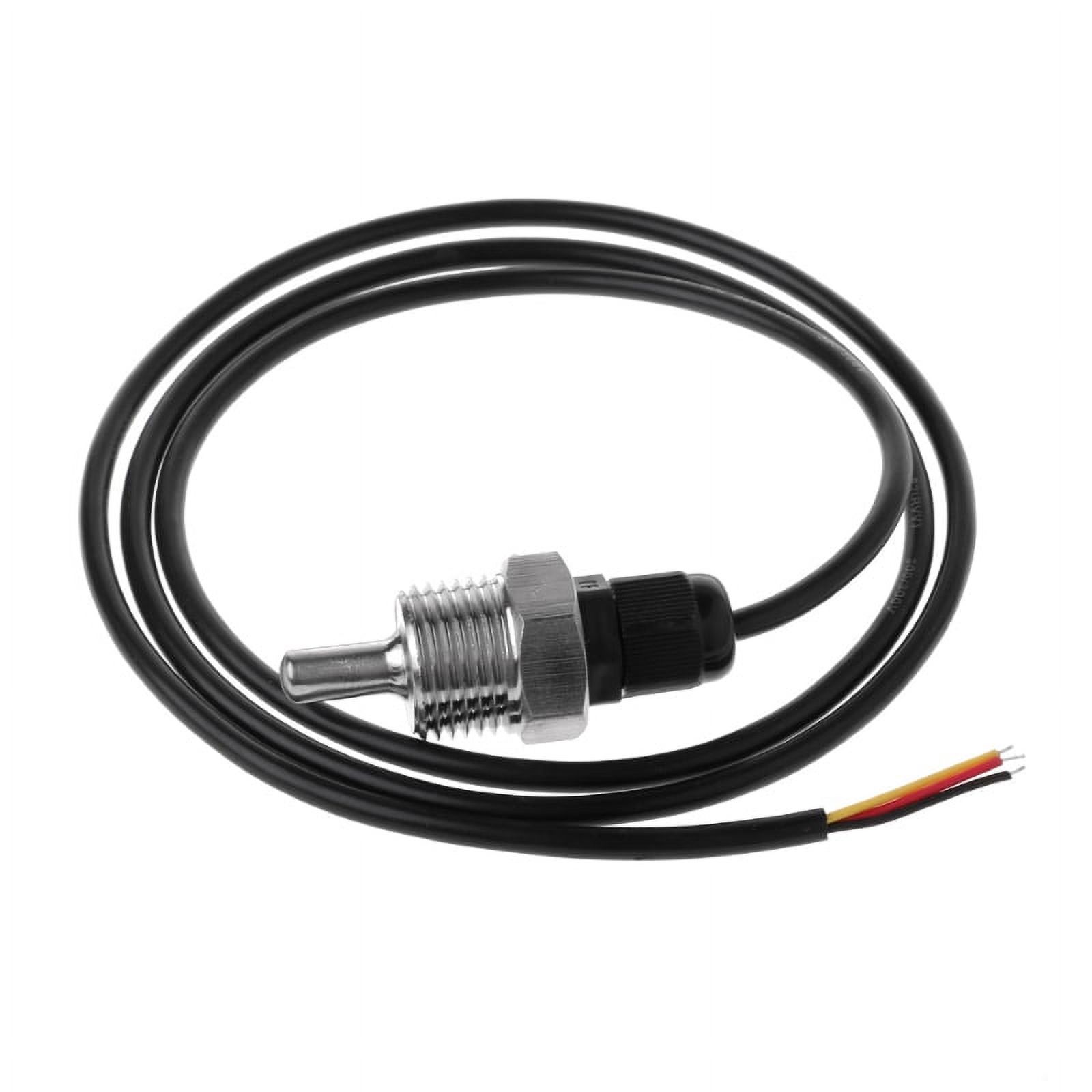 Apooke Temperature Sensor with 1M PVC Wire Temperature Probe Metal Temp