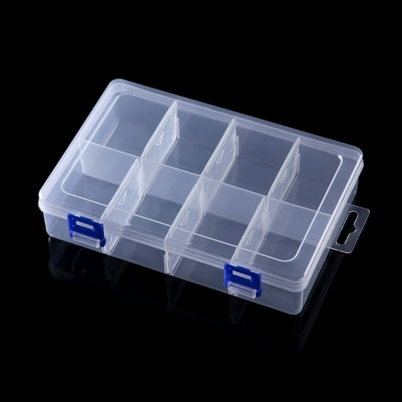Apooke Tool Box Hardware Storage Organizer Small Parts Case Portable Plastic Tackle Container with Removable Dividers