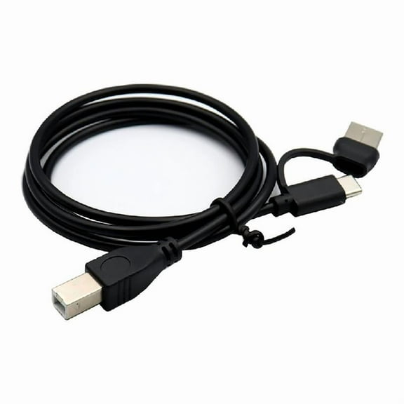 Apooke Type-C Phone Printer Cable Type-C USB to USB B Connector OTG Cable for Electronic Piano Microphone Connection Cable