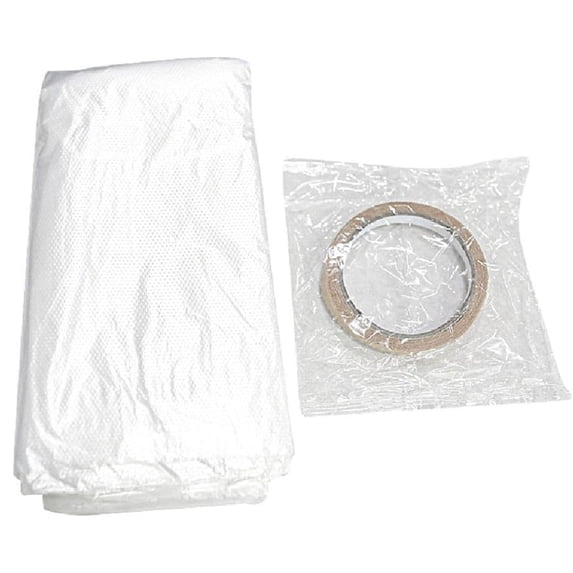Apooke Universal Duct Extension Pipe Flexible Air Conditioner Exhaust Hose Air Conditioner Blowing Bag Pipe 8/10/12/16mPortable