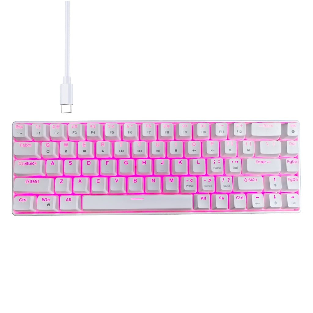 Apooke V800 60% Keypad 68 Key Gaming Mechanical Keyboard Two Color ...