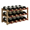 thumbnail image 1 of Apooke Vintage Wooden Wine Rack Cabinet Holders Shelf Free Standing Holders Barware Storage Wine Racks Home Kitchen Bar Gadgets, 1 of 21