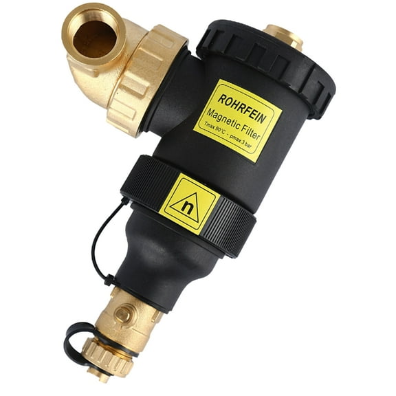 Apooke Wall Mounted Boiler Magnetic Filter Replacement Magnetic Dirt Remover