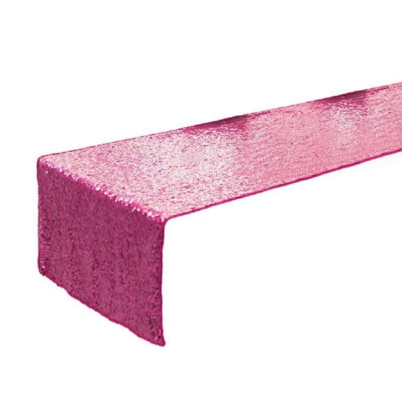 Apooke Your Party Atmosphere with a Sequins Table Runner Hot Pink