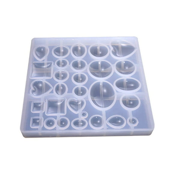 Apooke for Creative Multi-shape UV Epoxy Pendant Molds DIY Jewelry Making Handmade Decor Resin Mold Art Craft Molds Gift for Fr