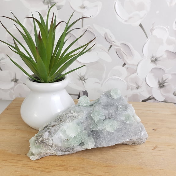 Crystal Joys Apophyllite Cluster  Size Variants 3" to 10"  Ethically Sourced from Brazil