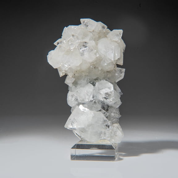 Apophyllite on Calcite Druzy Pseudomorph from Jalgaon, Maharashtra, India