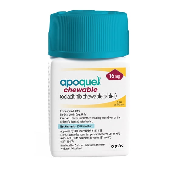 Apoquel (Oclacitinib) Chewable Tablets for Dogs, 16 mg
