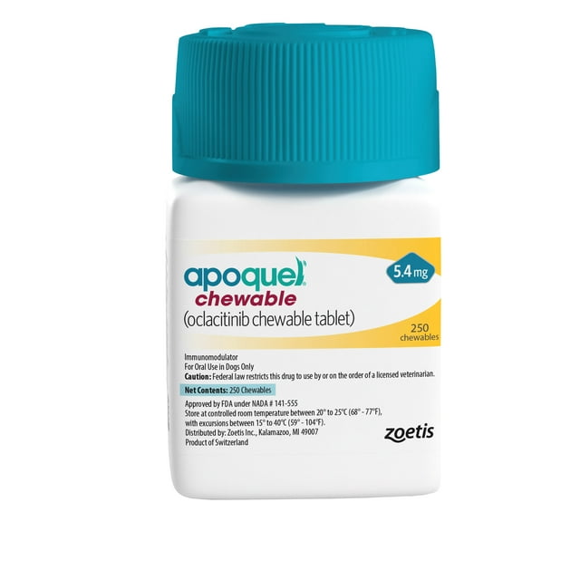 Apoquel (oclacitinib) chewable tablet for Dogs, 5.4 mg