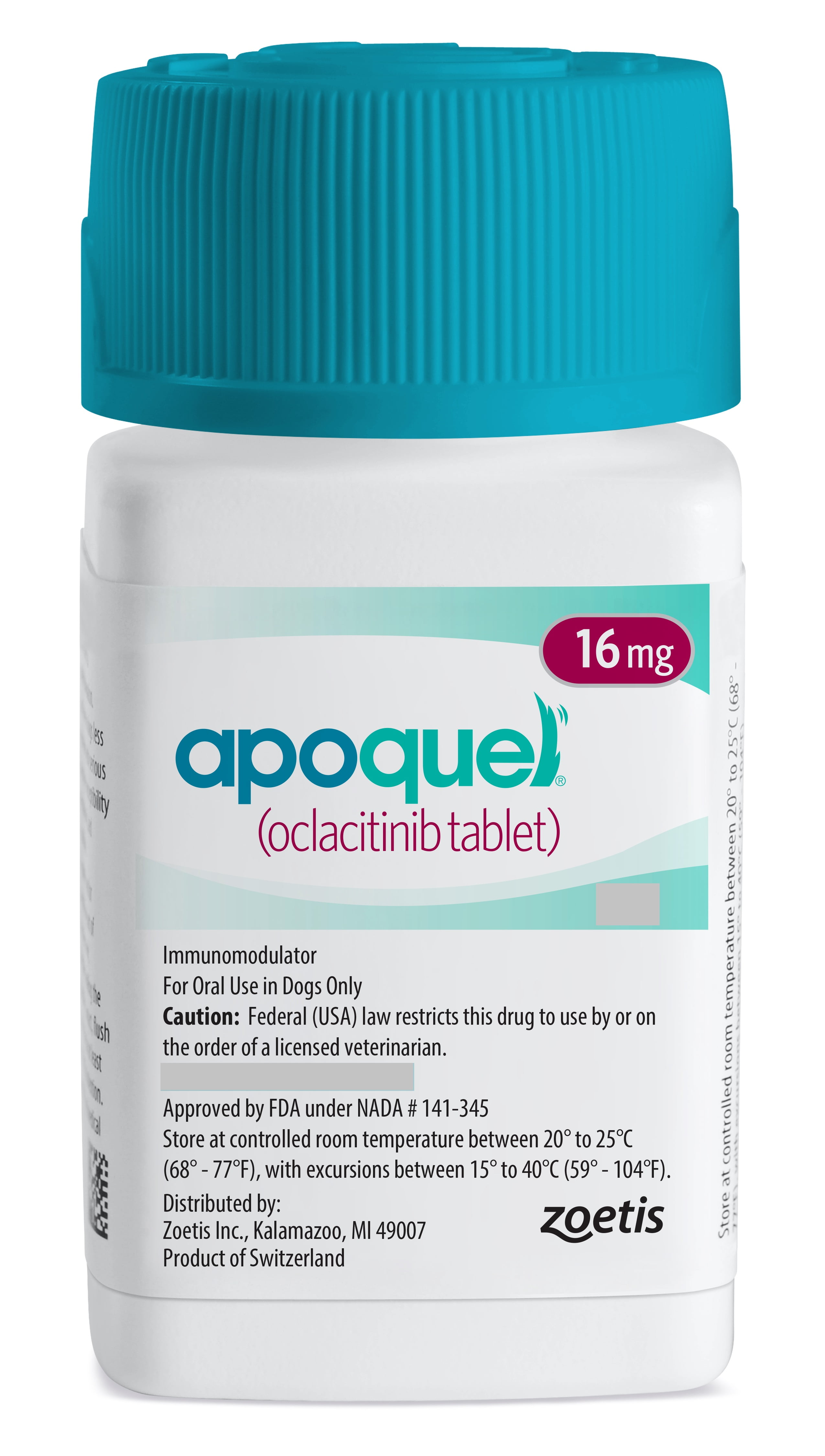 Apoquel (oclacitinib tablet) for Dogs, 16 mg