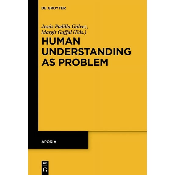 Aporia Human Understanding as Problem, Book 11, (Hardcover)