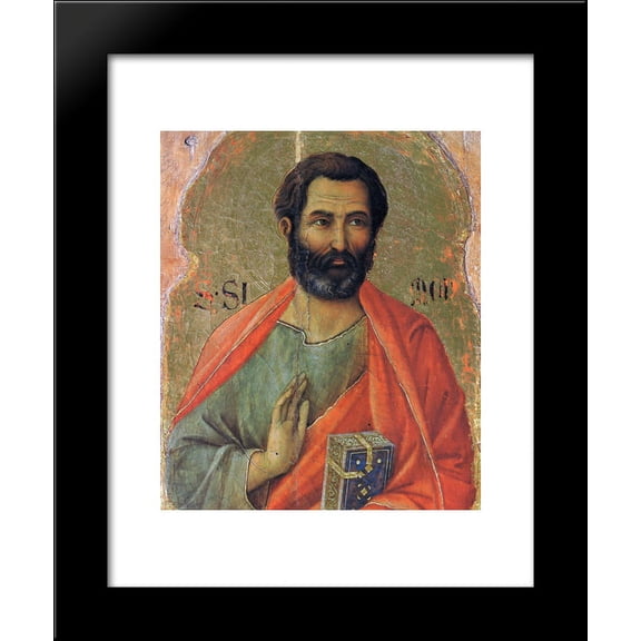 Apostle Simon 20x24 Framed Art Print by Duccio