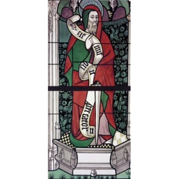 Apostle Simon Stained Glass 13th Century Poster Print 18 x 24 in.